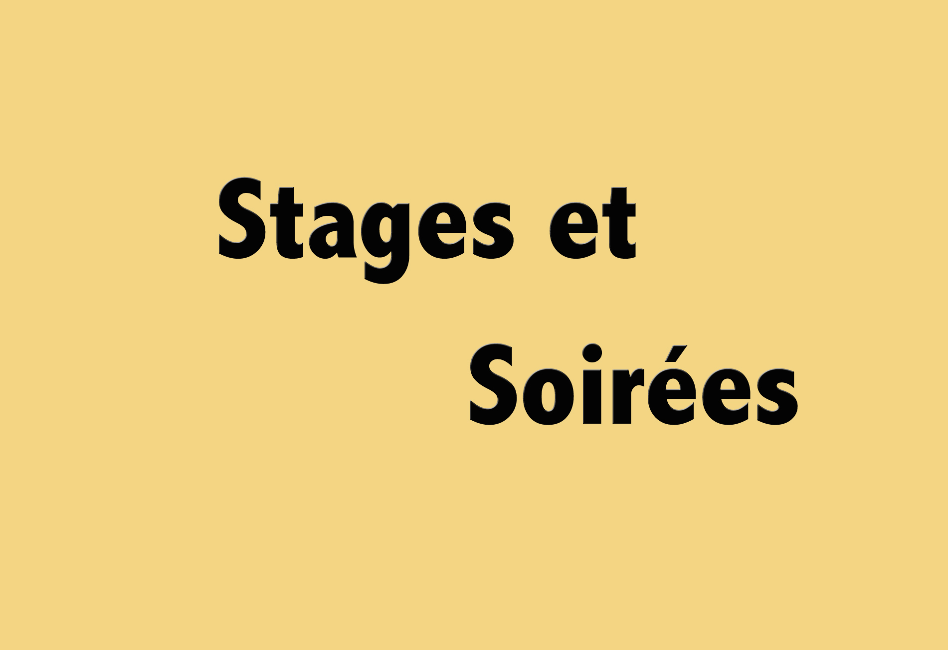 logo stage et soirees